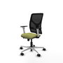 PIQUERAS Y CRESPO Silla de oficina Motilla Verde oliva con mecanismo Sincro/Traslack