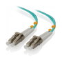 ALOGIC LCLC-02-OM4 Cable de fibra óptica OM4 LC-LC 2 m Turquesa