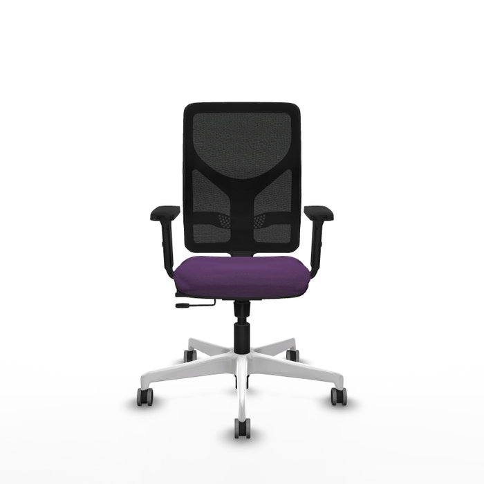 PIQUERAS Y CRESPO Silla de oficina Motilla Morado con malla Negro PIQUERAS Y CRESPO Silla de oficina Motilla Morado con malla Negro