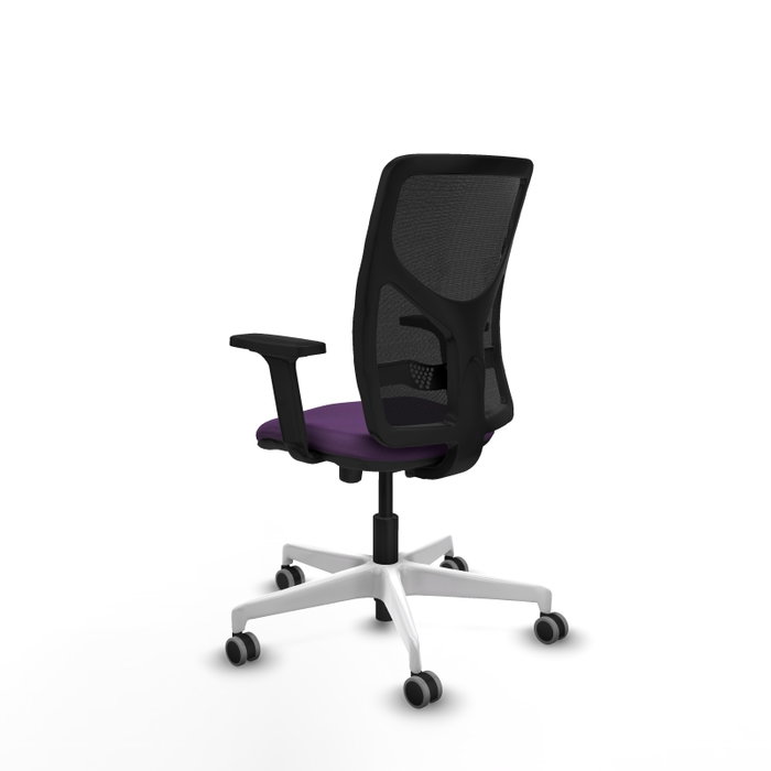 PIQUERAS Y CRESPO Silla de oficina Motilla Morado con malla Negro PIQUERAS Y CRESPO Silla de oficina Motilla Morado con malla Negro