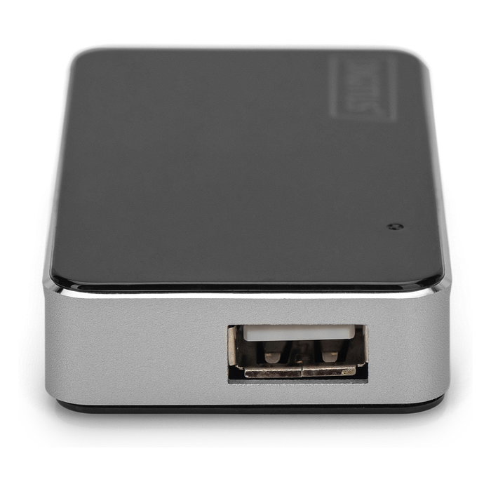 Digitus USB-Hub 4-Port USB 2.0 con Fuente de Alimentacion Externa, Color Negro, para Ordenador, Portatil, PC Digitus USB-Hub 4-Port USB 2.0 con Fuente de Alimentacion Externa, Color Negro, para Ordenador, Portatil, PC