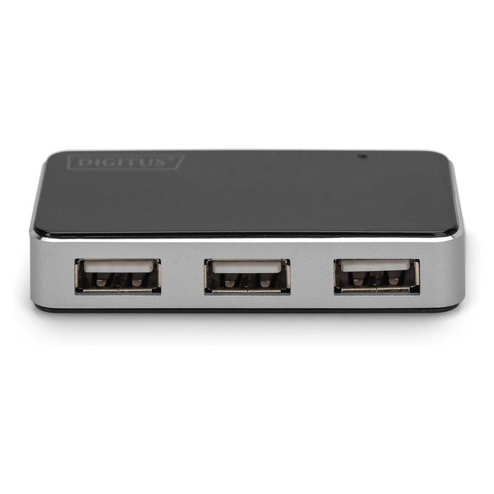 Digitus USB-Hub 4-Port USB 2.0 con Fuente de Alimentacion Externa, Color Negro, para Ordenador, Portatil, PC Digitus USB-Hub 4-Port USB 2.0 con Fuente de Alimentacion Externa, Color Negro, para Ordenador, Portatil, PC