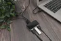 Digitus Hub USB 2.0 de 4 Puertos Negro y Plata DA-70220