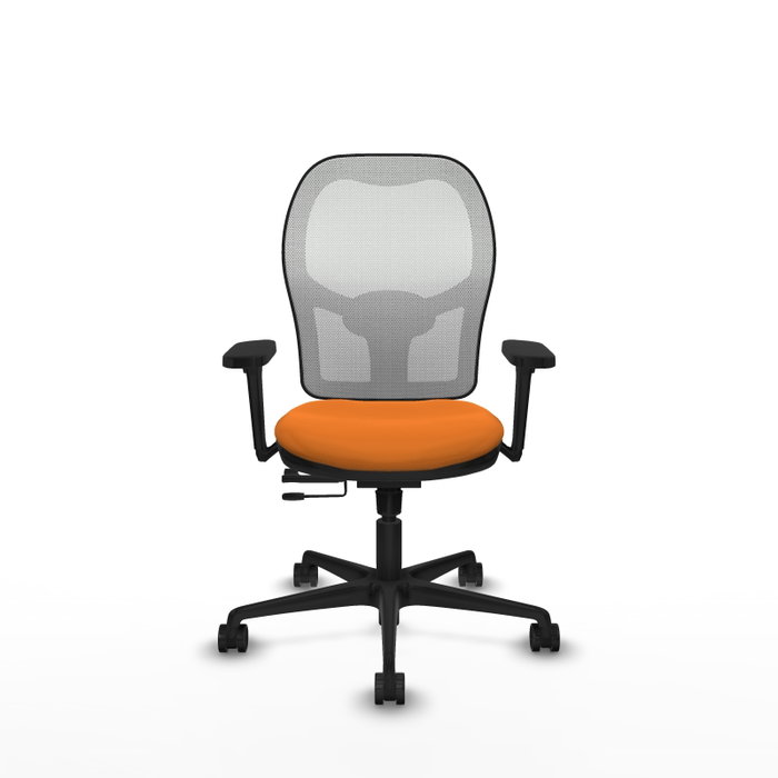 PIQUERAS Y CRESPO Silla de Oficina Jorquera Naranja y Blanco PIQUERAS Y CRESPO Silla de Oficina Jorquera Naranja y Blanco