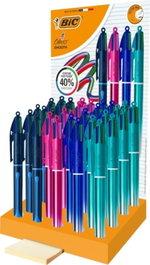 BIC Smooth Gradient 36 Bolígrafos de 4 Colores Punta 1mm