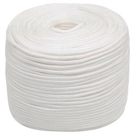 Cuerda trenzilla de polipropileno 2,8 mm bobina 500 m blanco PP347