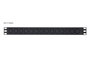 Aten PDU Rack 1U PE1118SG-AT-G - Regleta de 18 Tomas C13 con Pantalla LCD para Monitorización de Corriente y Voltaje, Protección contra Sobretensión (10A, 2400VA)