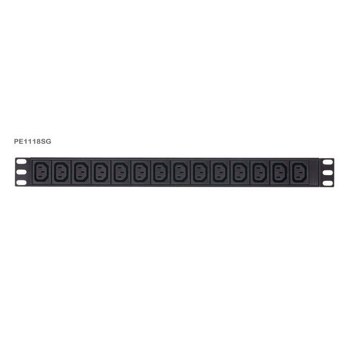 Aten PDU Básica 1U con Pantalla LCD y 18 Salidas C13 (PE1118SG-AT-G)