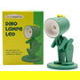 Ultron LED-Tier Taschenlampe Green Dino mit Sockel - Linterna decorativa de dinosaurio verde con base