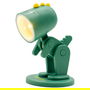 Ultron LED-Tier Taschenlampe Green Dino mit Sockel - Linterna decorativa de dinosaurio verde con base