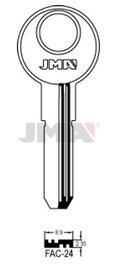 JMA Llaves de Seguridad Latón Modelo FAC-24