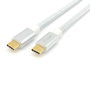 EQUIP Cable USB 3.2 Gen 2 USB-C a USB-C de 2m, 100W, Blanco