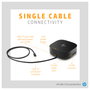 HP Base de conexión universal USB-C G5 Essential Dock 120W Negro