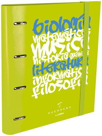 Carpebloc Uniclase Carton Forrado A4 4 An.Mixtas 35Mm Con Rec.100 Hj. Verde Claro (Set de 2)