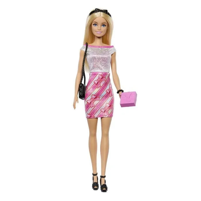 Barbie Calendario de Adviento con 24 Piezas y Accesorios - JFL63