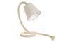DKD Home Decor Lámpara Sobremesa Mediterraneo Blanco 18 x 35 x 26 cm