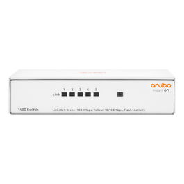HP Enterprise Aruba Instant ON 1430 5G Switch - 5 Puertos Gigabit Ethernet (10/100/1000), No Administrado, L2, Blanco