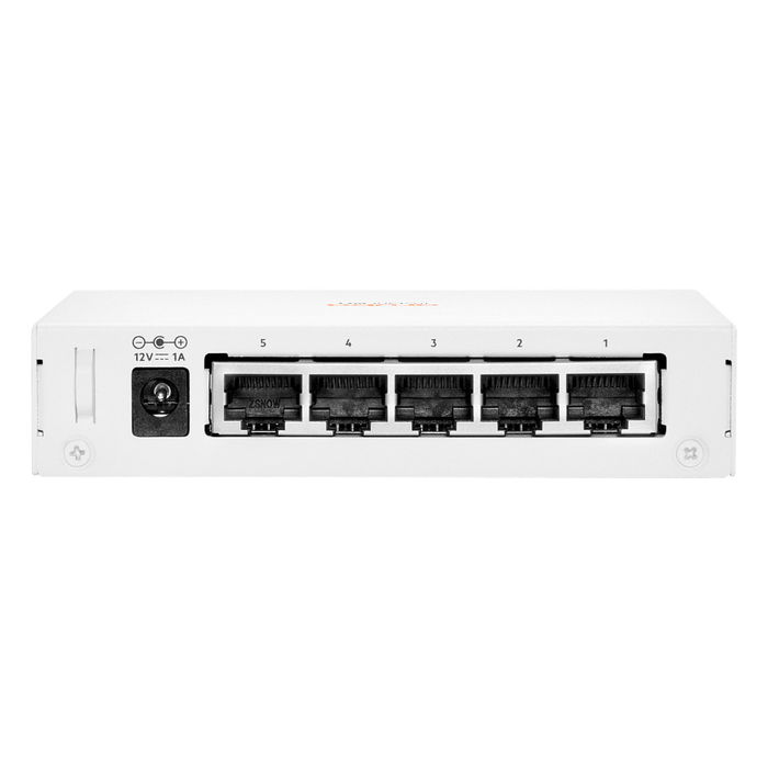 HP Enterprise Aruba Instant ON 1430 5G Switch - 5 Puertos Gigabit Ethernet (10/100/1000), No Administrado, L2, Blanco