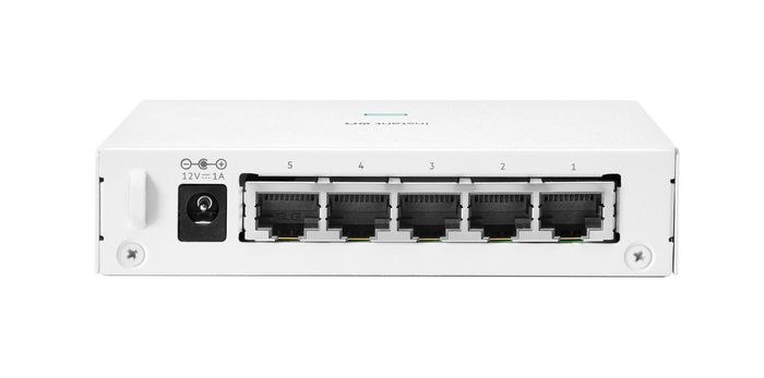 HP HPE Aruba Instant On 1430 Switch 5 puertos Gigabit Ethernet sin PoE no gestionado para PYMEs - Modelo 1430-5G