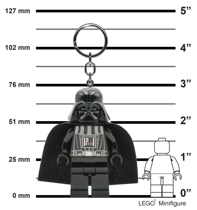 Joy Toy (IT) LEGO Star Wars Llavero con Iluminación Darth Vader 8 cm Joy Toy (IT) LEGO Star Wars Llavero con Iluminación Darth Vader 8 cm
