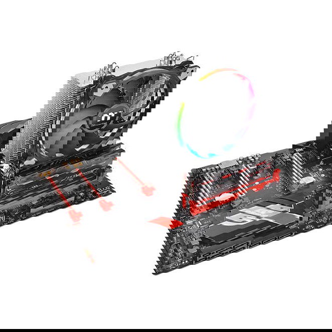 Thermaltake Riing Silent 12 RGB Sync Edition Ventilador de CPU Multi FMx.AMx.115x.2066.2011 TDP 150W Thermaltake Riing Silent 12 RGB Sync Edition Ventilador de CPU Multi FMx.AMx.115x.2066.2011 TDP 150W