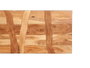 Giftdecor Mesa Auxiliar Madera Trama 120x60x48 cm Acacia Marron y Negro