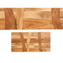 GIFTDECOR Mesa Auxiliar de Madera Trama 120 x 60 x 48 cm