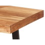 GIFTDECOR Mesa Auxiliar de Madera Trama 120 x 60 x 48 cm