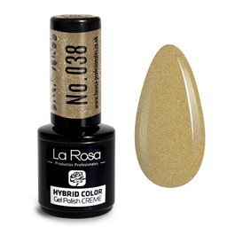 La Rosa Esmalte Semipermanente UV/LED Creme Nº 038 Oro