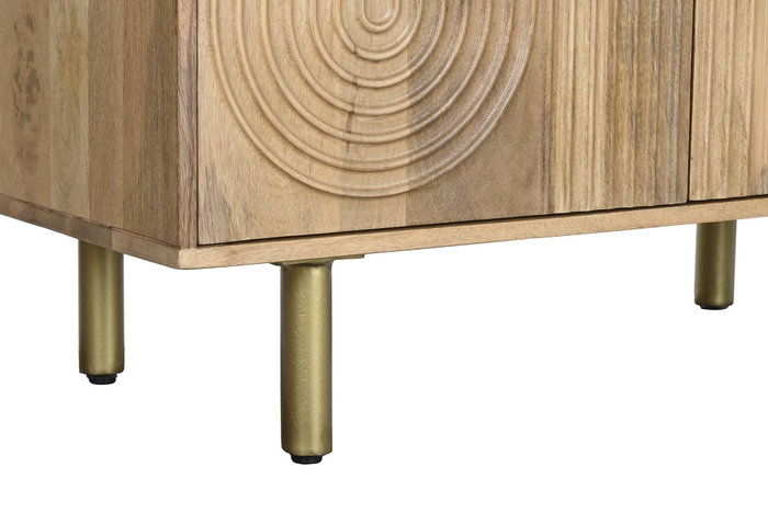 DKD Home Decor Estanteria Natural Dorado 90 x 40 x 180 cm DKD Home Decor Estanteria Natural Dorado 90 x 40 x 180 cm