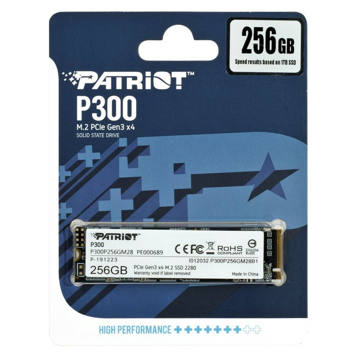 Patriot P300 256 GB M.2 NVMe SSD Patriot P300 256 GB M.2 NVMe SSD