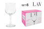 Lav Set 6 Copas Vino Blanco 200 cc (4 Cajas)