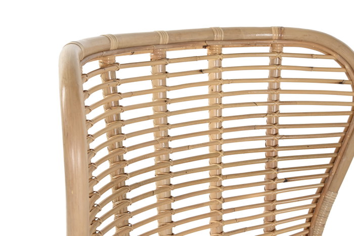 DKD Home Decor Silla de Bambú y Ratán Natural DKD Home Decor Silla de Bambú y Ratán Natural