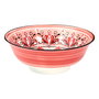 Home Deco Factory Ensaladera Jaipur Rojo Porcelana Diámetro 21 cm