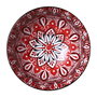 Home Deco Factory Ensaladera Jaipur Rojo Porcelana Diámetro 21 cm