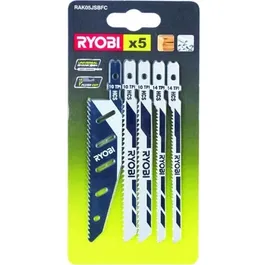Ryobi 5 Cuchillas Sierra de Calar FLUSHCUT Madera/Enmarcado/Invertido