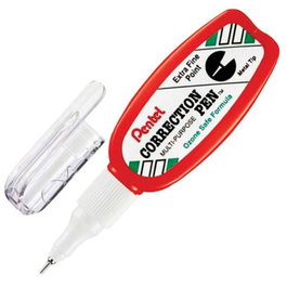 PENTEL Corrector Líquido Bolígrafo Zl103-W Punta Metal (Set de 12)