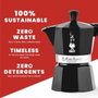 Bialetti Moka Express 3TZ Negra, 3 Tazas