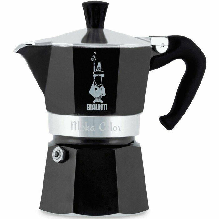 Bialetti Moka Express 3TZ Negra, 3 Tazas