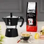 Bialetti Moka Express BIA8006363018401 Cafetera Italiana 3 Tazas 100 ml Negra Para Gas, Vitro, Eléctrica
