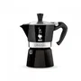 Bialetti Moka Express BIA8006363018401 Cafetera Italiana 3 Tazas 100 ml Negra Para Gas, Vitro, Eléctrica
