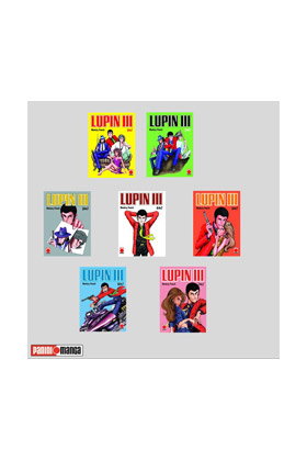 Panini España S.A. Estuche Lupin III 1-7