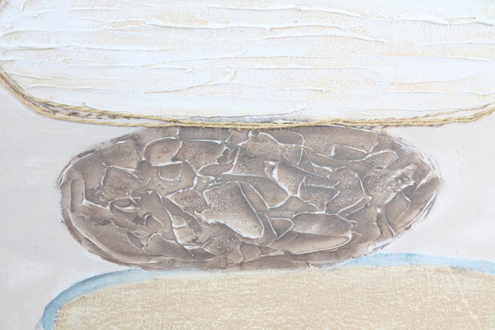 DKD Home Decor Cuadro Beige Blanco 120 x 60 cm (2 Unidades) DKD Home Decor Cuadro Beige Blanco 120 x 60 cm (2 Unidades)