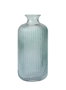 DKD Home Decor Set de 9 Jarrones de Cristal Surtidos en Verde, Azul y Transparente