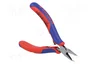 KNIPEX Alicates de corte oblicuo 120 mm con pequeño chaflán
