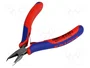KNIPEX Alicates de corte oblicuo 120 mm con pequeño chaflán