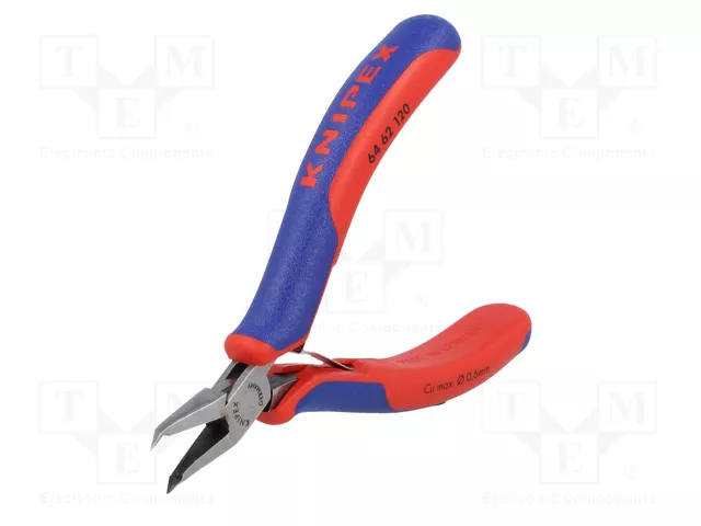 KNIPEX Alicates de corte oblicuo 120 mm con pequeño chaflán