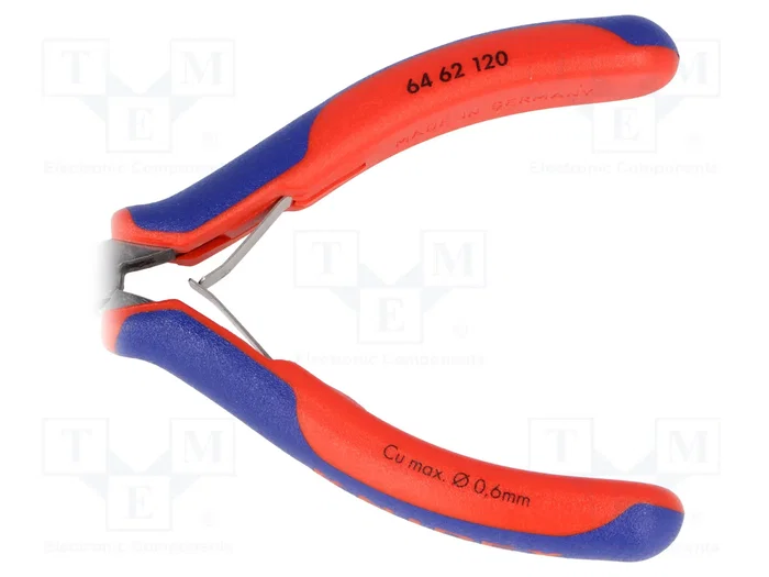 KNIPEX Alicates de corte oblicuo 120 mm con pequeño chaflán