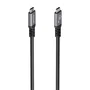 Aisens A107-0991 Cable USB-C 3.2 Gen 1 (USB 3.1) 5Gbps Macho a Macho, Carga Rápida PD 3.0 60W, Transmisión 4K 60Hz, Thunderbolt 3 Compatible, 7 Metros, Negro