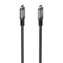 Aisens A107-0991 Cable USB-C 3.2 Gen 1 (USB 3.1) 5Gbps Macho a Macho, Carga Rápida PD 3.0 60W, Transmisión 4K 60Hz, Thunderbolt 3 Compatible, 7 Metros, Negro